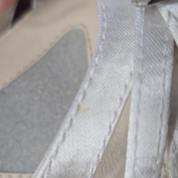 Michaelangelo sz 8.5 white heels - Picture 8 of 13